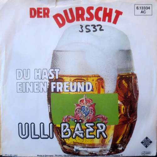 Cover Ulli Bäer - Der Durscht (7, Single, Promo) Schallplatten Ankauf