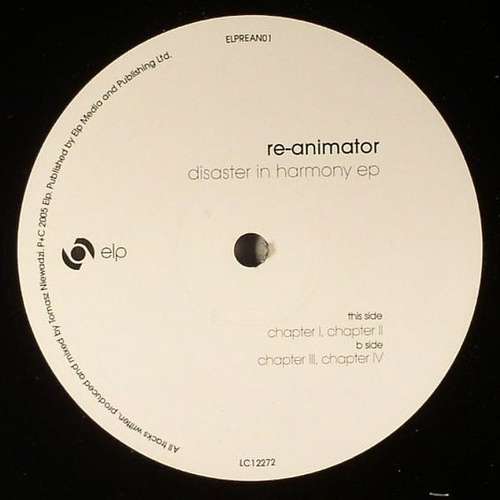 Cover Re-Animator (4) - Disaster In Harmony EP (12) Schallplatten Ankauf