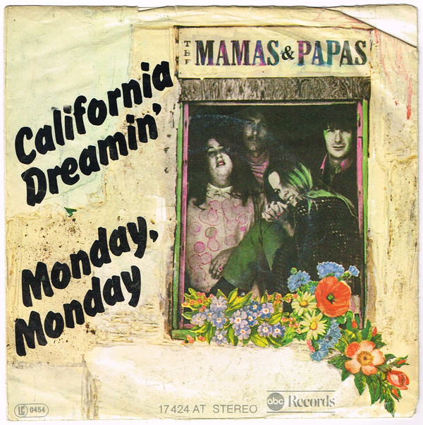 Cover The Mamas & Papas* - California Dreamin' / Monday, Monday (7, Single) Schallplatten Ankauf