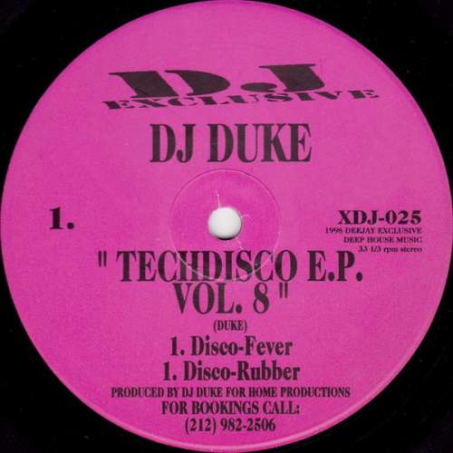 Cover DJ Duke - Techdisco E.P. Vol. 8 (12, EP) Schallplatten Ankauf