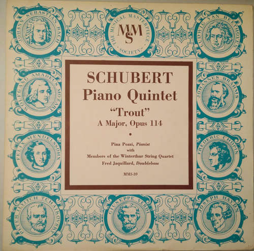 Cover Franz Schubert - Piano Quintet Trout A Major, Opus 114 (10) Schallplatten Ankauf