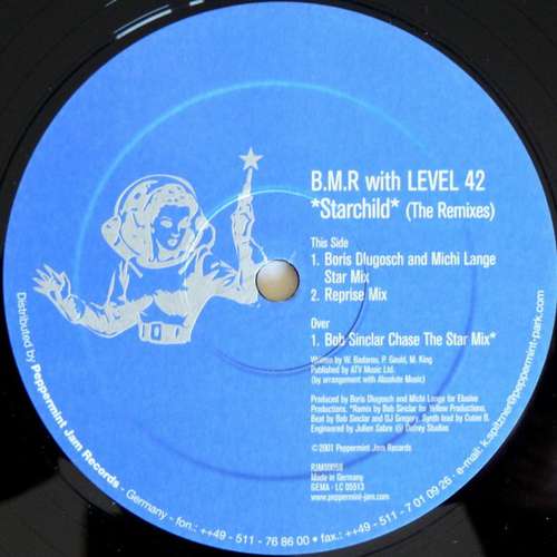 Cover B.M.R* With Level 42 - Starchild (The Remixes) (12, Single) Schallplatten Ankauf