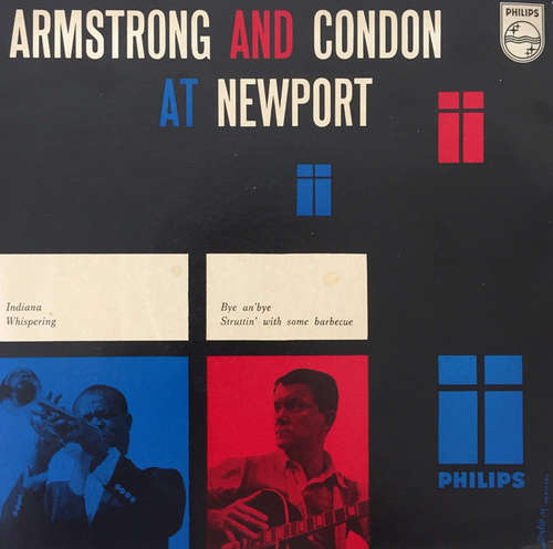 Cover Armstrong* And Condon* - Armstrong And Condon At Newport (7, EP) Schallplatten Ankauf