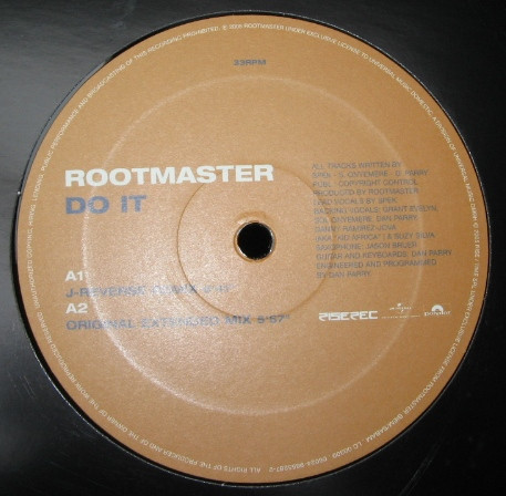 Cover Rootmaster - Do It (12) Schallplatten Ankauf