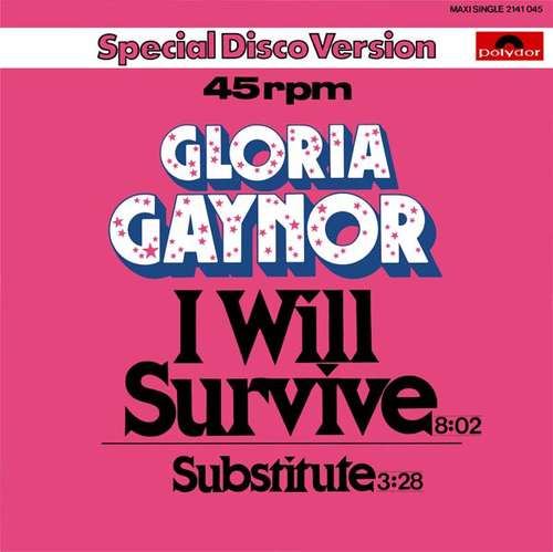 Cover Gloria Gaynor - I Will Survive (12, Maxi) Schallplatten Ankauf