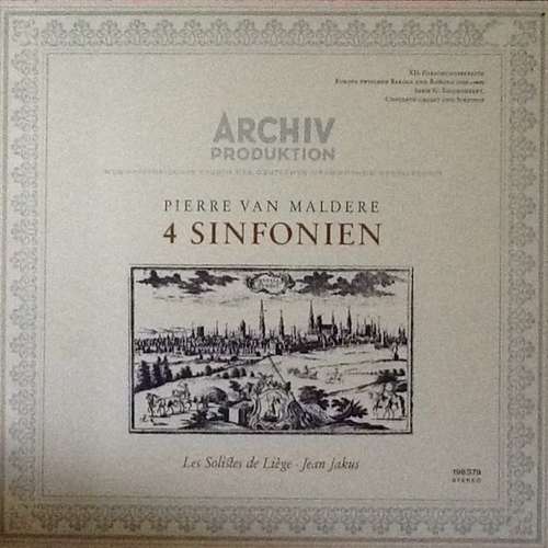 Cover Pierre Van Maldere* - 4 Sinfonien  (LP, Album) Schallplatten Ankauf