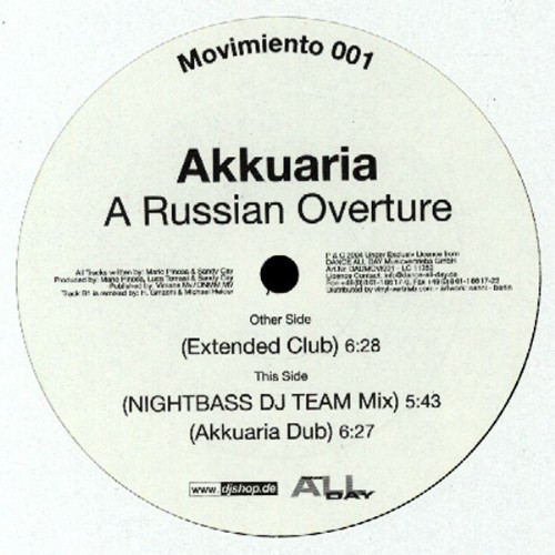 Cover Akkuaria - A Russian Overture (12) Schallplatten Ankauf