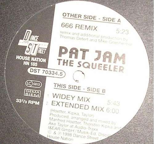 Cover Pat Jam - The Squeeler (12) Schallplatten Ankauf