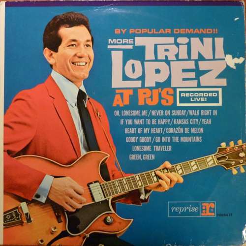 Cover Trini Lopez - By Popular Demand More Trini Lopez At P.J.'s (LP, Album, Mono, 2nd) Schallplatten Ankauf