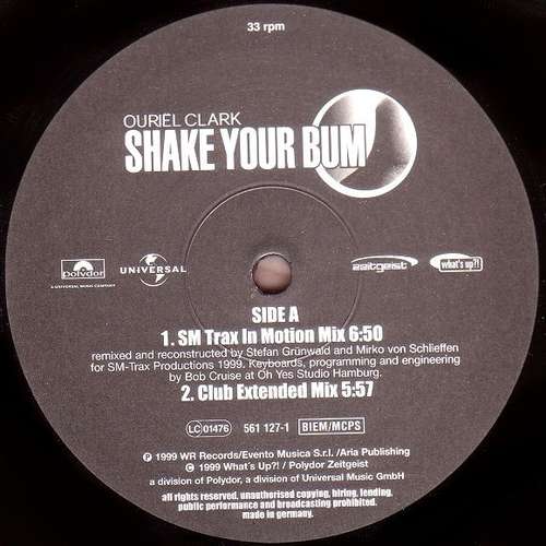 Cover Shake Your Bum Schallplatten Ankauf