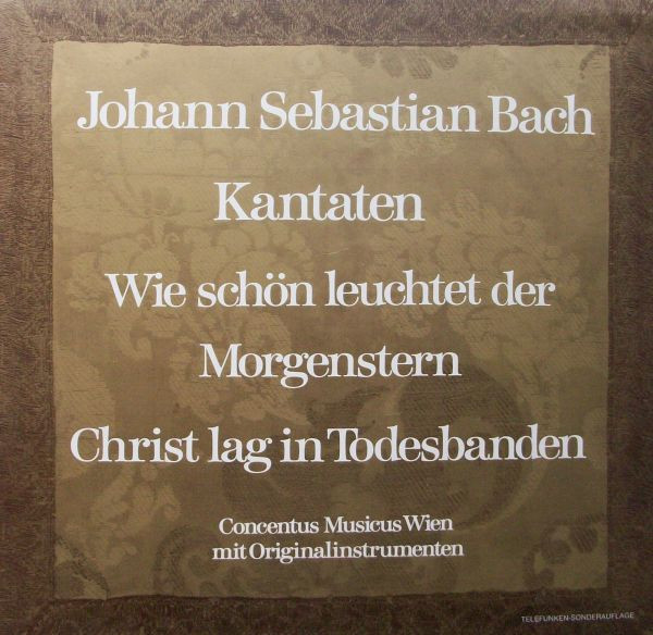 Cover Johann Sebastian Bach - Kantaten Nr. 1 Und 4 (LP) Schallplatten Ankauf