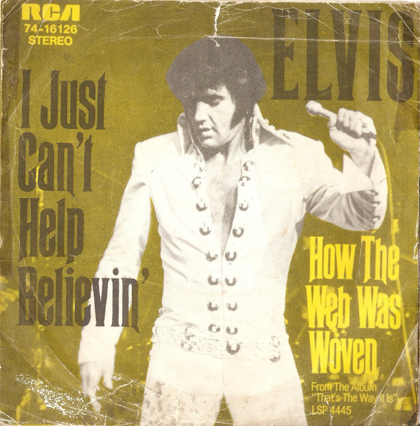 Cover Elvis* - I Just Can't Help Believin' (7, Single) Schallplatten Ankauf