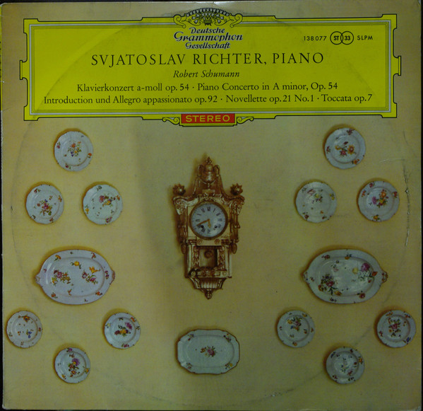 Cover Svjatoslav Richter* : Schumann* - Klavierkonzert A-Moll • Piano Concerto A Minor • Introduction Und Allegro Appassionato • Novellette Nr. 1 • Toccata (LP, Album) Schallplatten Ankauf