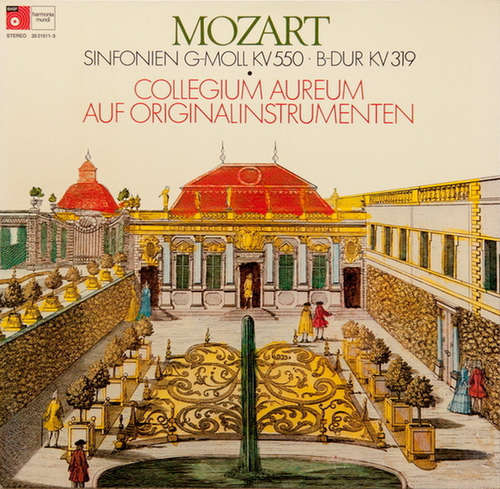 Cover Mozart*, Collegium Aureum Auf Originalinstrumenten* - Sinfonien G-Moll KV 550 • B-Dur KV 319 (LP, Gat) Schallplatten Ankauf