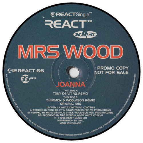 Cover Mrs Wood* - Joanna (12, Promo) Schallplatten Ankauf