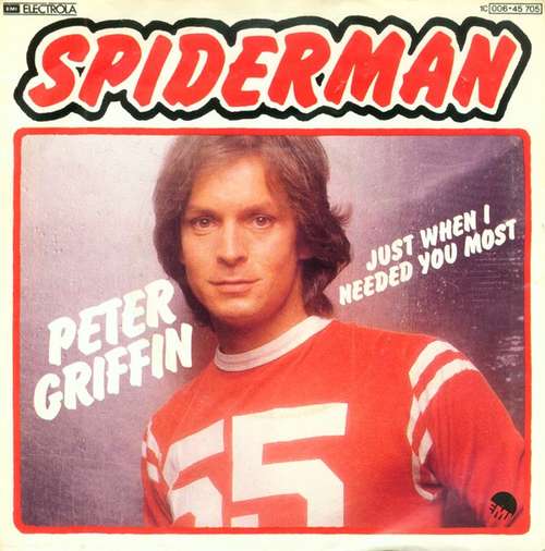 Cover Peter Griffin - Spiderman (7, Single) Schallplatten Ankauf