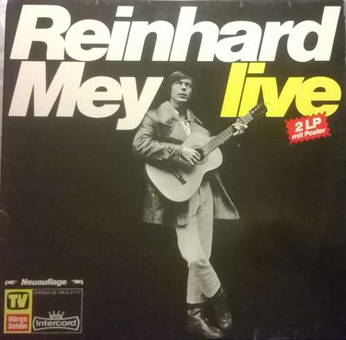 Cover Reinhard Mey - Live (2xLP, Album, RE, Bla) Schallplatten Ankauf