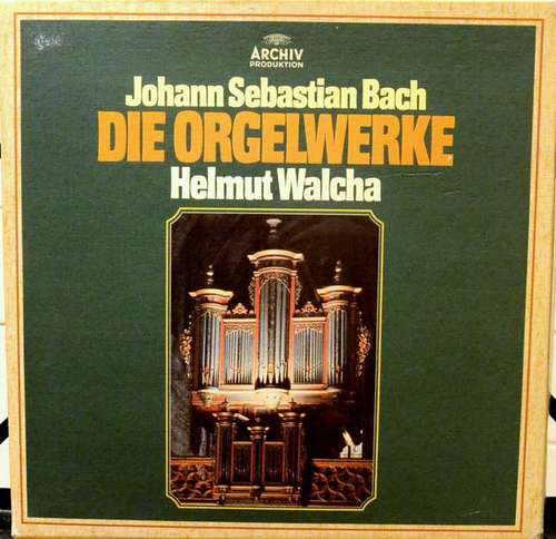 Cover Johann Sebastian Bach, Helmut Walcha - Die Orgelwerke (LP, RE + LP, RE + LP, RE + LP, RE + LP, RE + LP, R) Schallplatten Ankauf