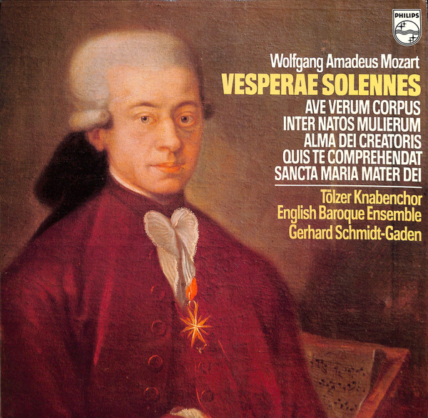 Cover Wolfgang Amadeus Mozart, Tölzer Knabenchor, English Baroque Ensemble, Gerhard Schmidt-Gaden - Vesperae Solennes (LP, Album) Schallplatten Ankauf