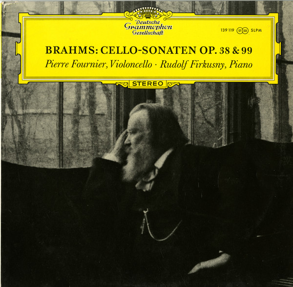 Cover Brahms* - Pierre Fournier, Rudolf Firkusny* - Cello-Sonaten Op. 38 & 99 (LP, Album) Schallplatten Ankauf