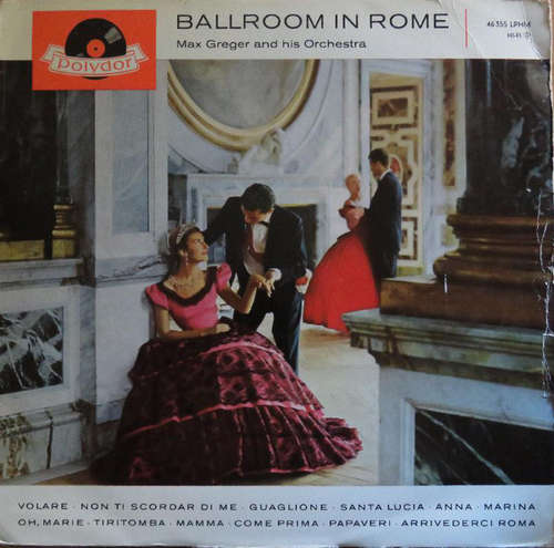 Cover Max Greger Und Sein Orchester - Ballroom in Rome (LP) Schallplatten Ankauf