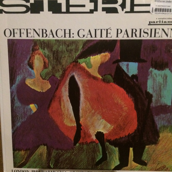 Bild The London Philharmonic Orchestra Conducted by René Leibowitz, Jacques Offenbach - Parisian Follies (Gaite Parisienne) (LP) Schallplatten Ankauf