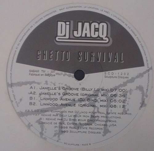 Cover DJ Jacq - Ghetto Survival (12) Schallplatten Ankauf