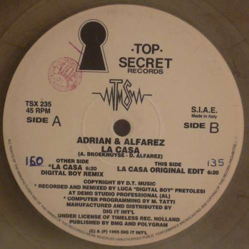 Bild Adrian & Alfarez - La Casa (10, Tra) Schallplatten Ankauf
