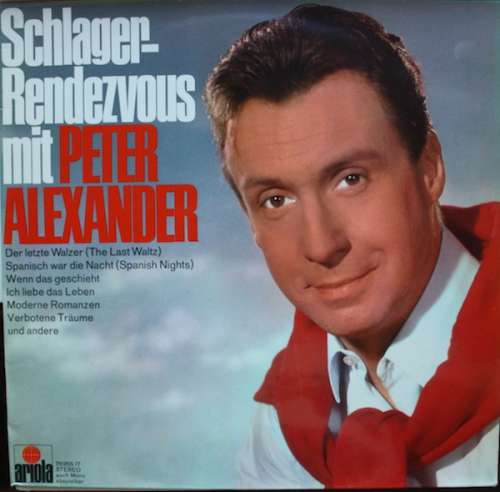 Cover Peter Alexander - Schlager-Rendevouz Mit Peter Alexander (LP, Album) Schallplatten Ankauf
