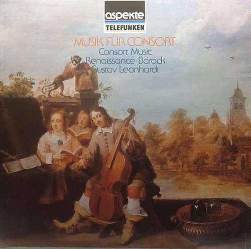 Cover Gustav Leonhardt - Musik Für Consort = Consort Music (Renaissance ∙ Barock) (LP, RE) Schallplatten Ankauf