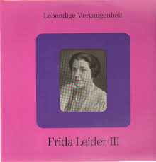 Cover Frida Leider - Lebendige Vergangenheit - Frida Leider (LP, Comp, Mono) Schallplatten Ankauf