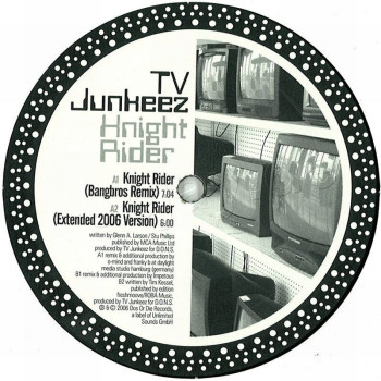 Cover TV Junkeez - Knight Rider (12) Schallplatten Ankauf