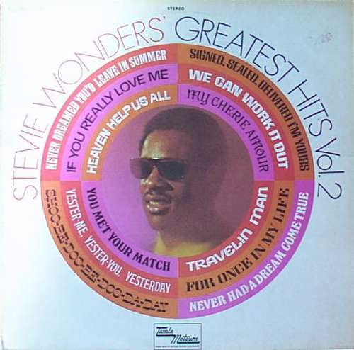 Cover Stevie Wonder - Stevie Wonder's Greatest Hits Vol. 2 (LP, Comp) Schallplatten Ankauf