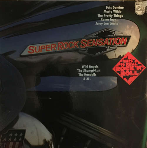 Cover Various - Super Rock Sensation (2xLP, Comp) Schallplatten Ankauf