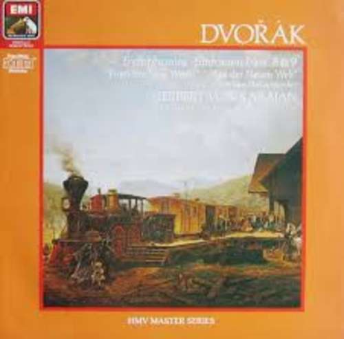 Cover Karajan*, Dvořák* - Sinfonie Nr. 8 G-Dur Op. 88 / Sinfonie Nr. 9 E-Moll Op. 95 (LP, Album, RE, RM) Schallplatten Ankauf