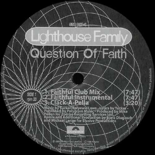 Cover Lighthouse Family - Question Of Faith (Boris Dlugosch & Michael Lange Remixes) (12) Schallplatten Ankauf