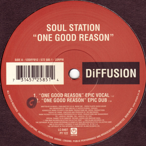 Cover Soul Station (6) - One Good Reason (12) Schallplatten Ankauf