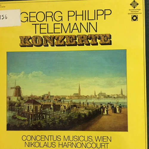 Cover Georg Philipp Telemann, Concentus Musicus Wien, Nikolaus Harnoncourt - Konzerte (LP, Club) Schallplatten Ankauf