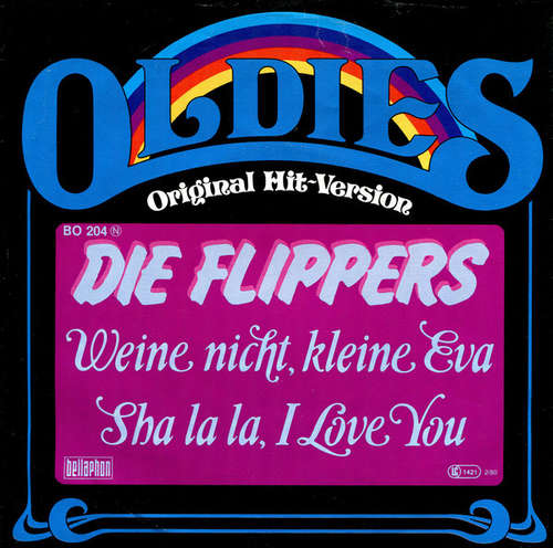 Cover Die Flippers - Weine Nicht Kleine Eva / Sha La La, I Love You (7, Single, RE) Schallplatten Ankauf