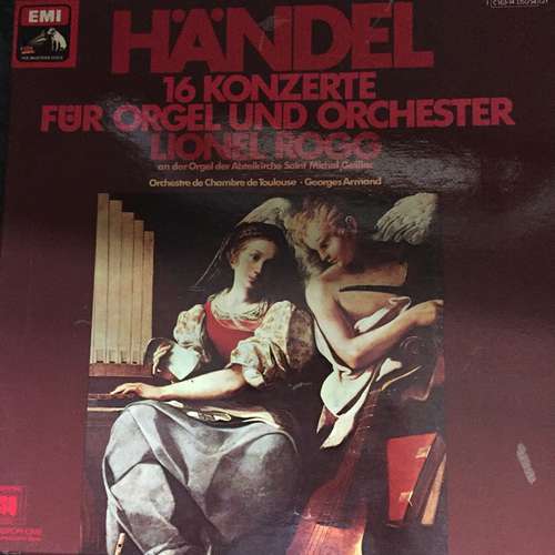 Cover Händel*, Lionel Rogg, Orchestre De Chambre De Toulouse, Georges Armand - 16 Konzerte Für Orgel Und Orchester (4xLP, Quad + Box) Schallplatten Ankauf