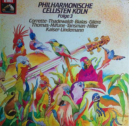 Cover Philharmonische Cellisten Köln - Philharmonische Cellisten Köln Folge 3 (LP) Schallplatten Ankauf