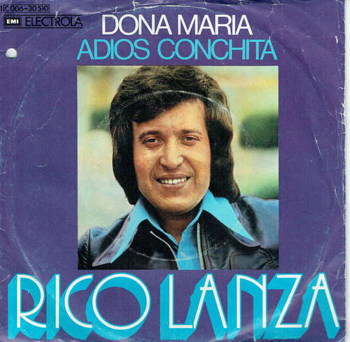 Cover Rico Lanza - Dona Maria / Adios Conchita (7, Single) Schallplatten Ankauf