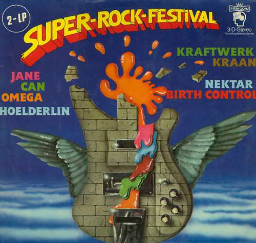 Cover Various - Super-Rock-Festival (2xLP, Comp) Schallplatten Ankauf