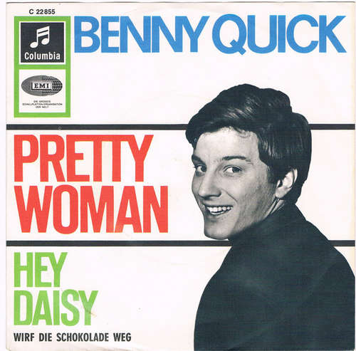 Cover Benny Quick - Pretty Woman (7, Single) Schallplatten Ankauf
