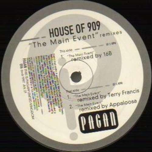 Cover House Of 909 - The Main Event (Remixes) (12) Schallplatten Ankauf