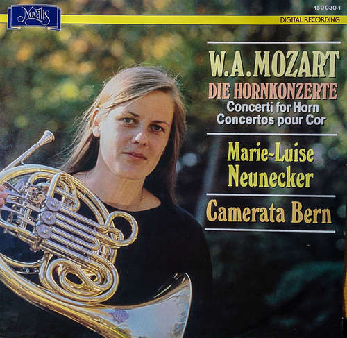 Cover W.A. Mozart*, Marie-Luise Neunecker*, Camerata Bern - Die Hornkonzerte (LP) Schallplatten Ankauf