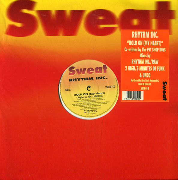 Cover Rhythm Inc. - Hold On (My Heart) (2x12) Schallplatten Ankauf