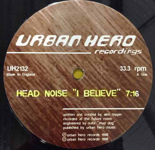 Cover Head Noise - I Believe / Shuffle Man (12) Schallplatten Ankauf