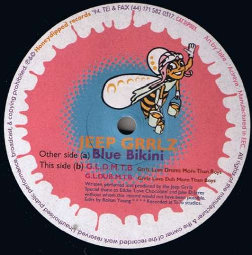 Cover Jeep Grrlz - Blue Bikini (12) Schallplatten Ankauf