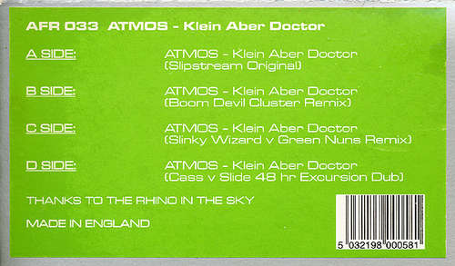 Cover Atmos - Klein Aber Doctor (2x12) Schallplatten Ankauf